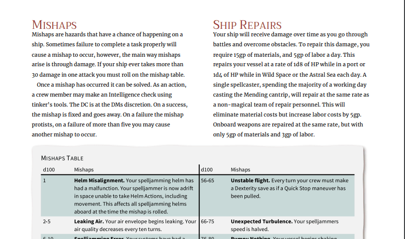 Sample and incomplete layout teaser