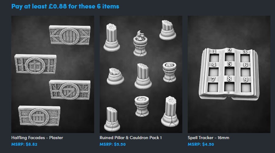 Dungeons & Pirates 3D print