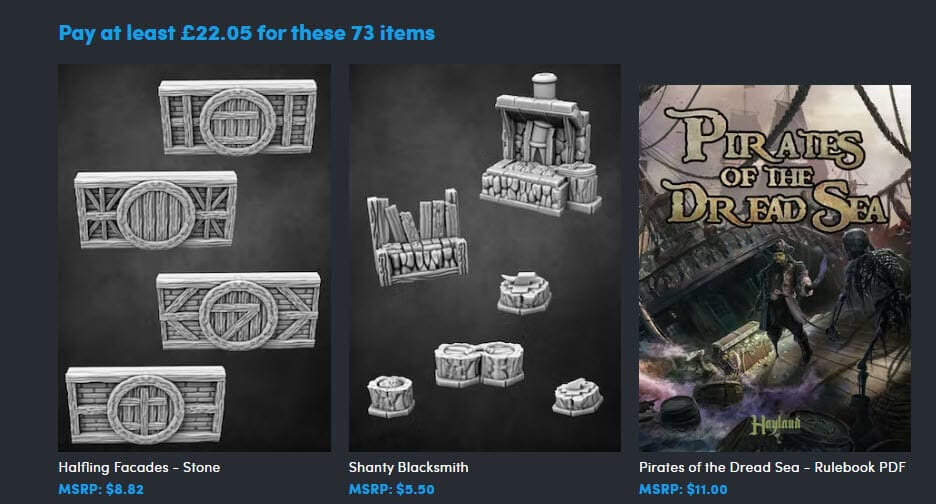 Dungeons & Pirates 3D print