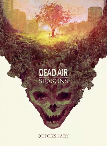 Dead Air Seasons cover - skull into re-wilded city collage