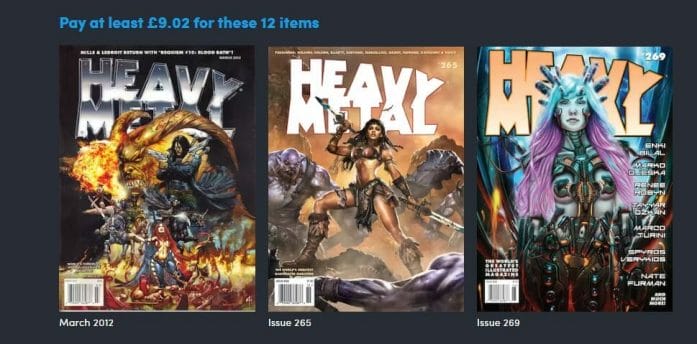 The Bleeding Heart of Heavy Metal bundles