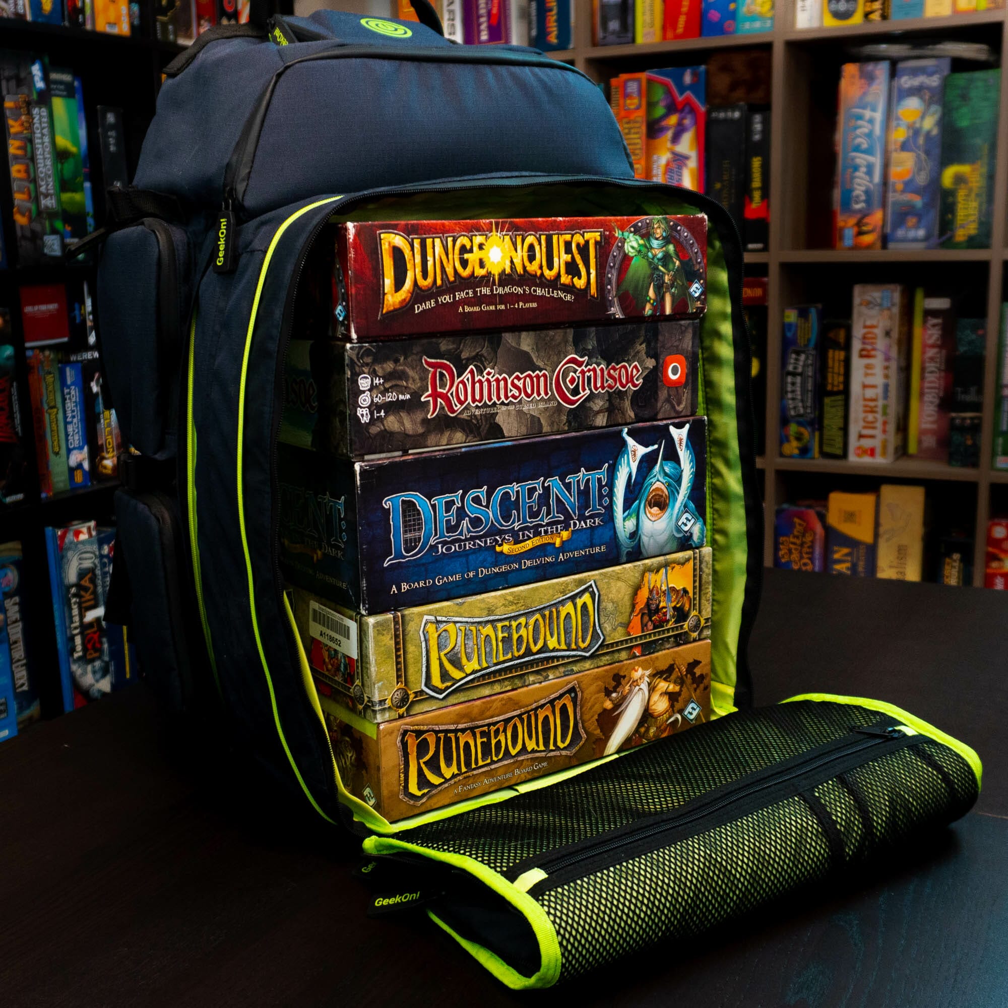 GeekOn! board game box bag