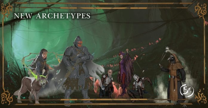 Villainous Champions of the Shadow Keep for 5E - new archetypes