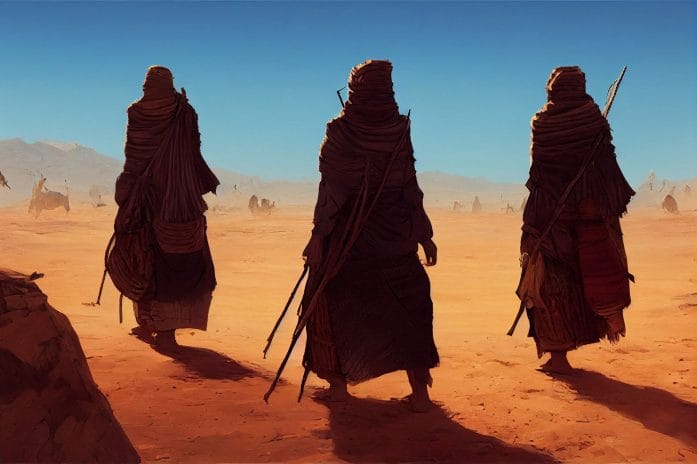 Three nomads