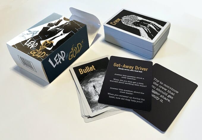 Lead and Gold card deck