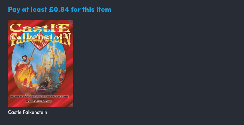 Pay at least £0.84 cover pictures