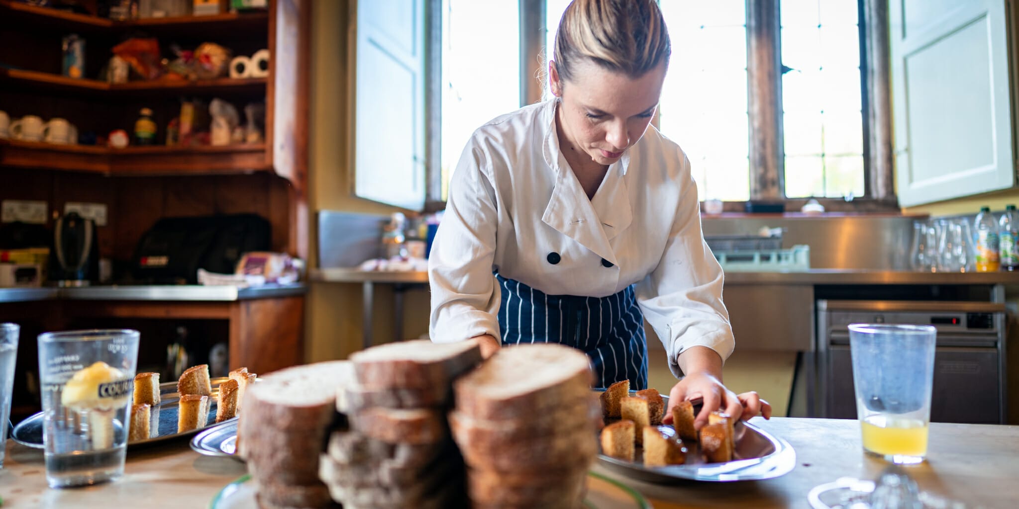 Locksmith's Dream chef prepares food