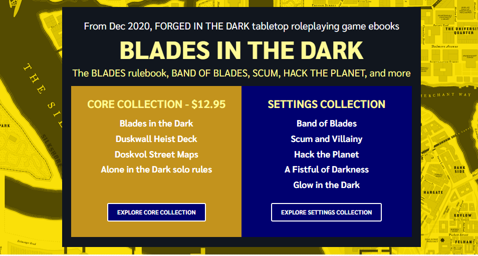 Blades in the Dark tier details
