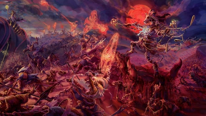 Sands of Doom fantasy battle