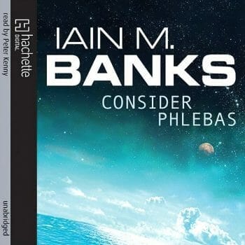 Consider Phlebas cover showing space and a sea