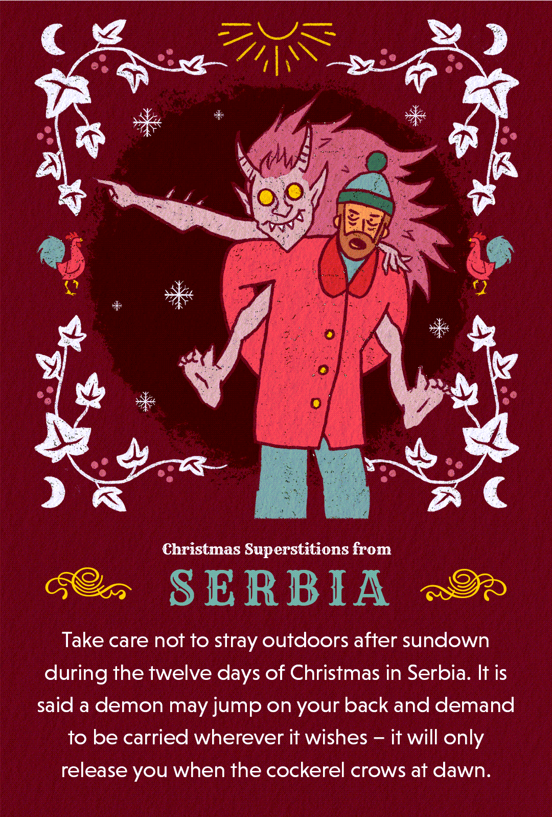 Unusual Christmas folklore from Serbia