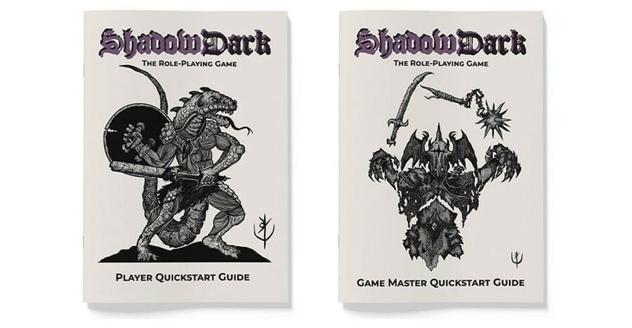Shadowdark quickstart covers