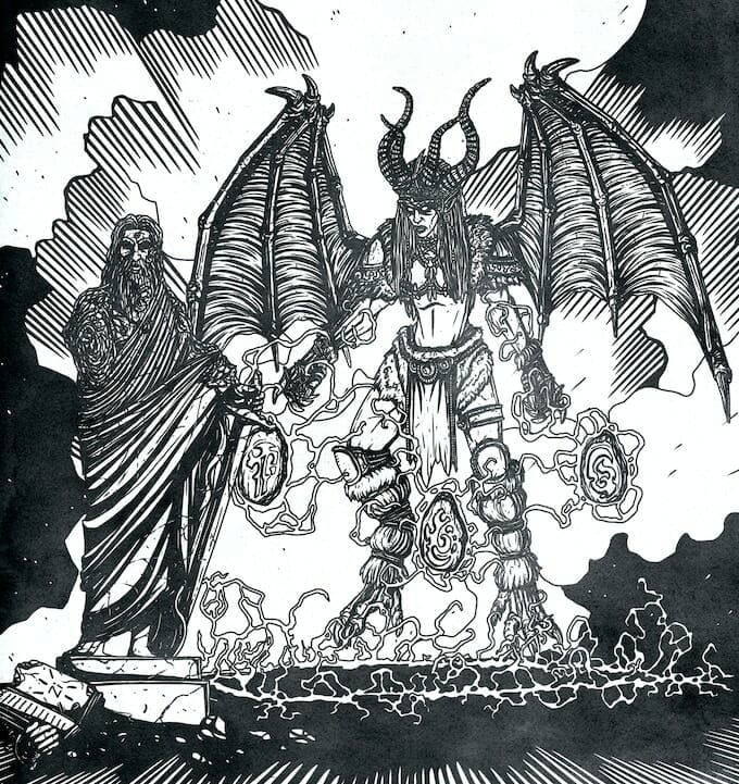 Flying Monster Games kickstarts Adventurers of Combat & Quest! Intro Edition boss demon