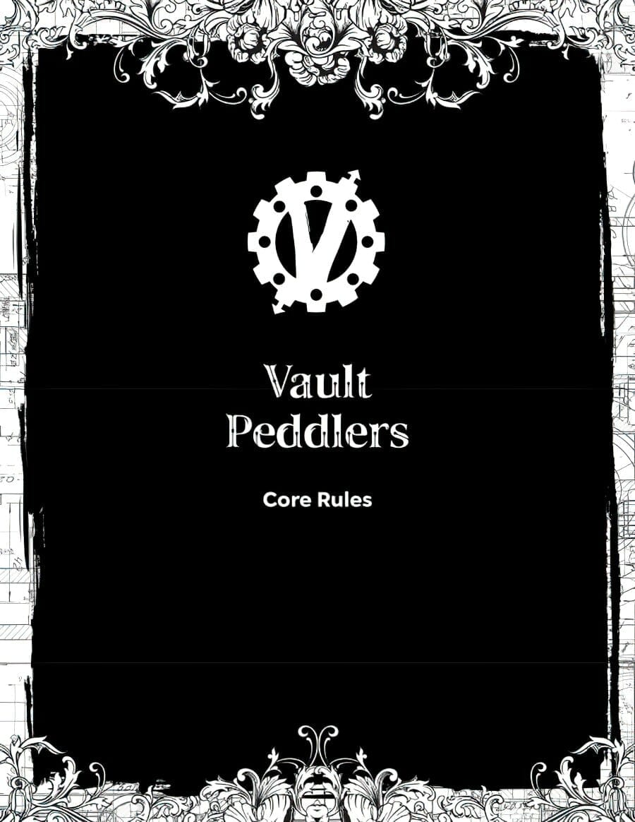 Vault Peddlers cover (decorative text)