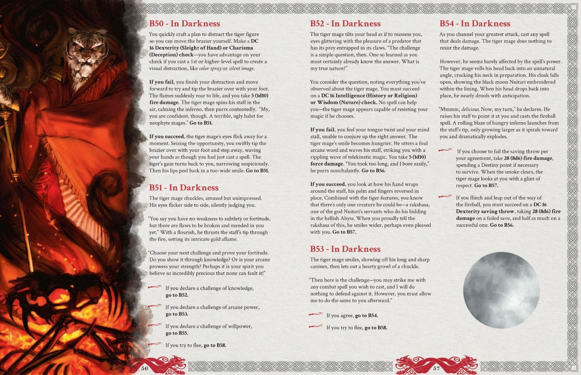 The Test of High Sorcery layout sample