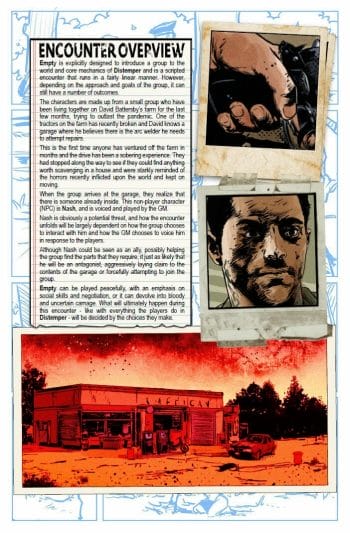 Empty layout example