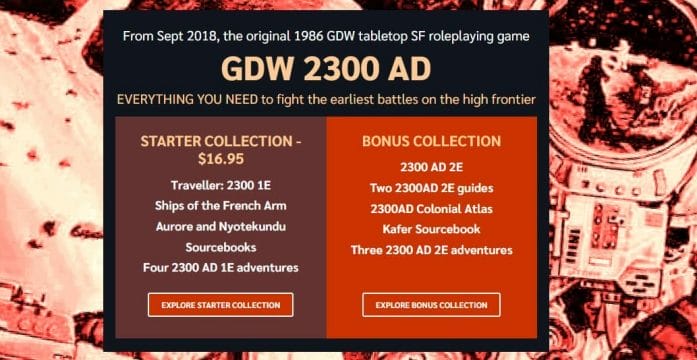 GDW's 2300 AD tiers