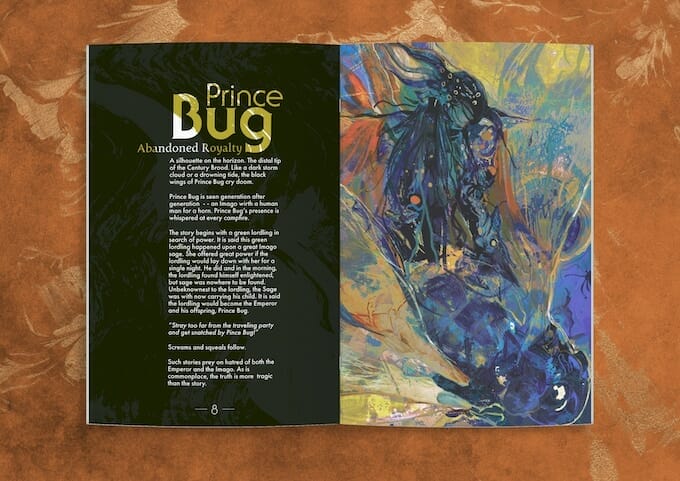 Prince Bug page spread