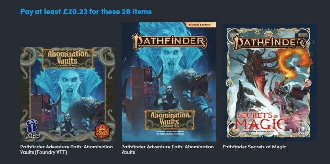 Pathfinder Journey bundle