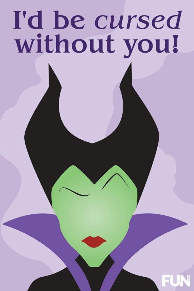 I'd be cursed without you!