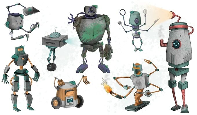 Robot illustrations