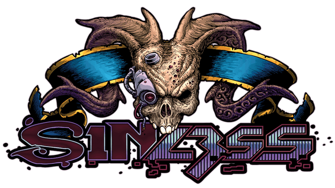 Sinless skull logo