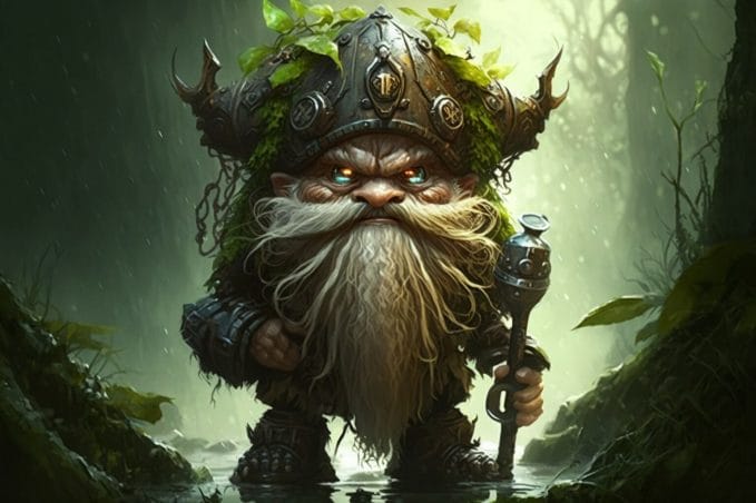 A dwarf druid