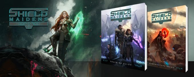 Shield Maidens hero image showing book covers