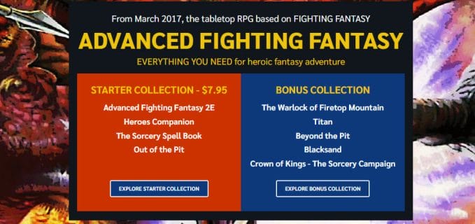 Advanced Fighting Fantasy tiers