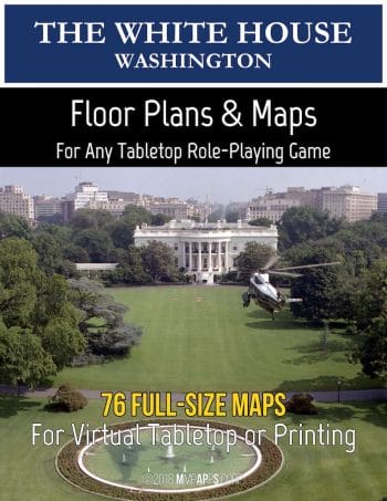 The White House map product for games