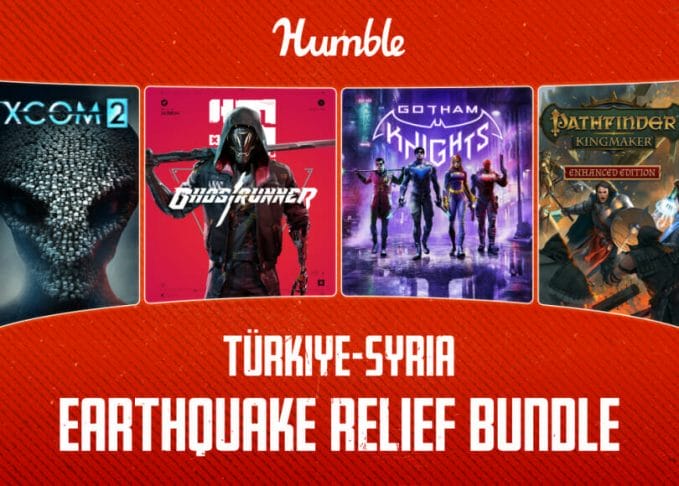 Earthquake relief bundle ad