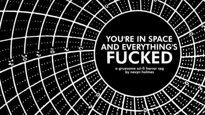 You're In Space And Everything's Fucked cover spiral
