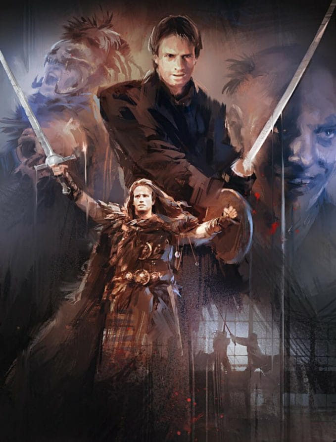 Highlander collage art