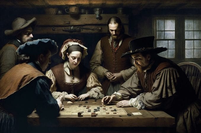 Puritans playing games