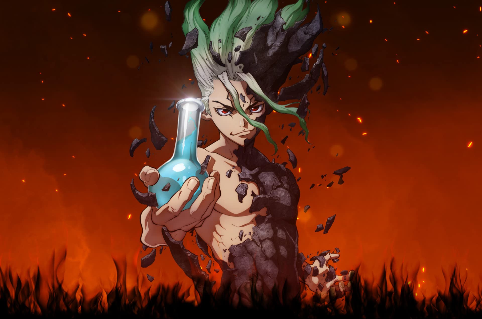 Dr. Stone New World Trailer Sets Crunchyroll Premiere Date