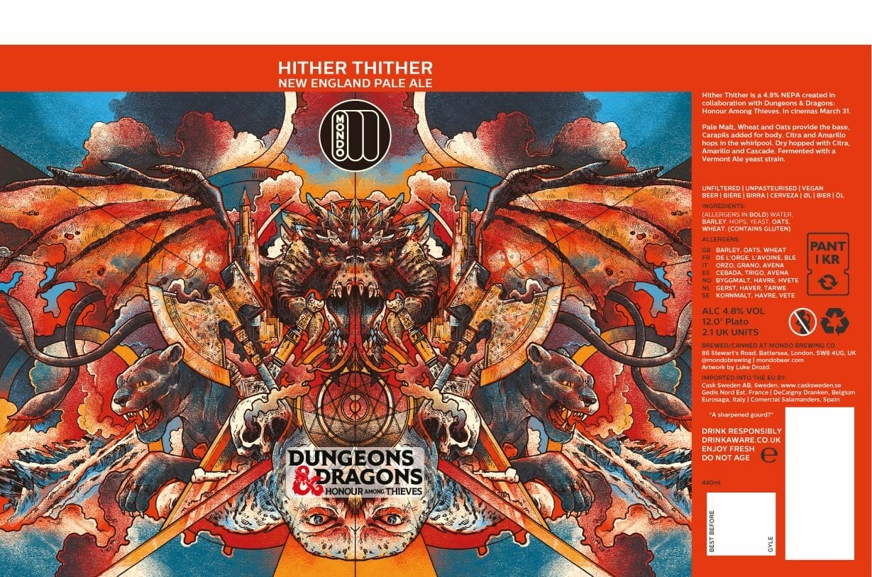 D&D: Honour Among Thieves beer