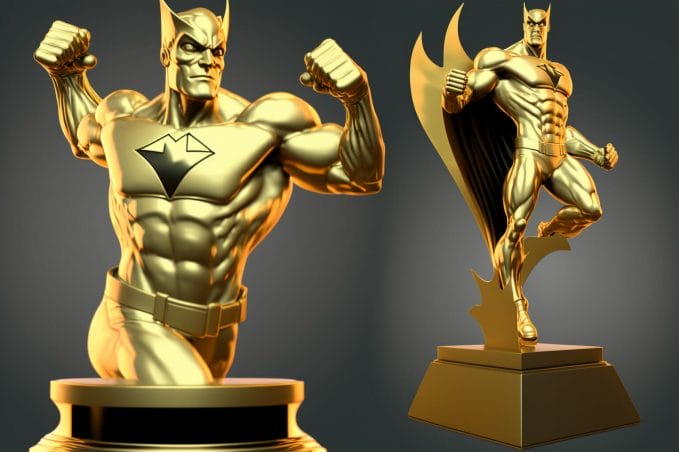 Superhero trophy