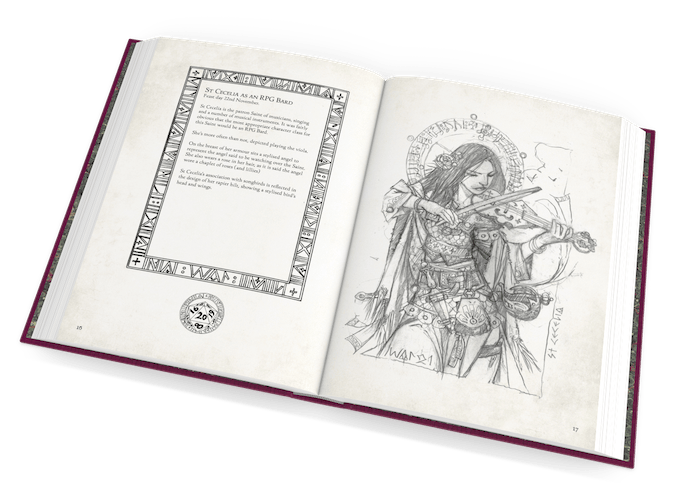 RPG Saints page layout