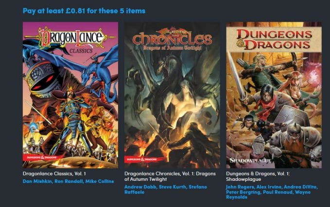 Dungeons & Dragons comic books