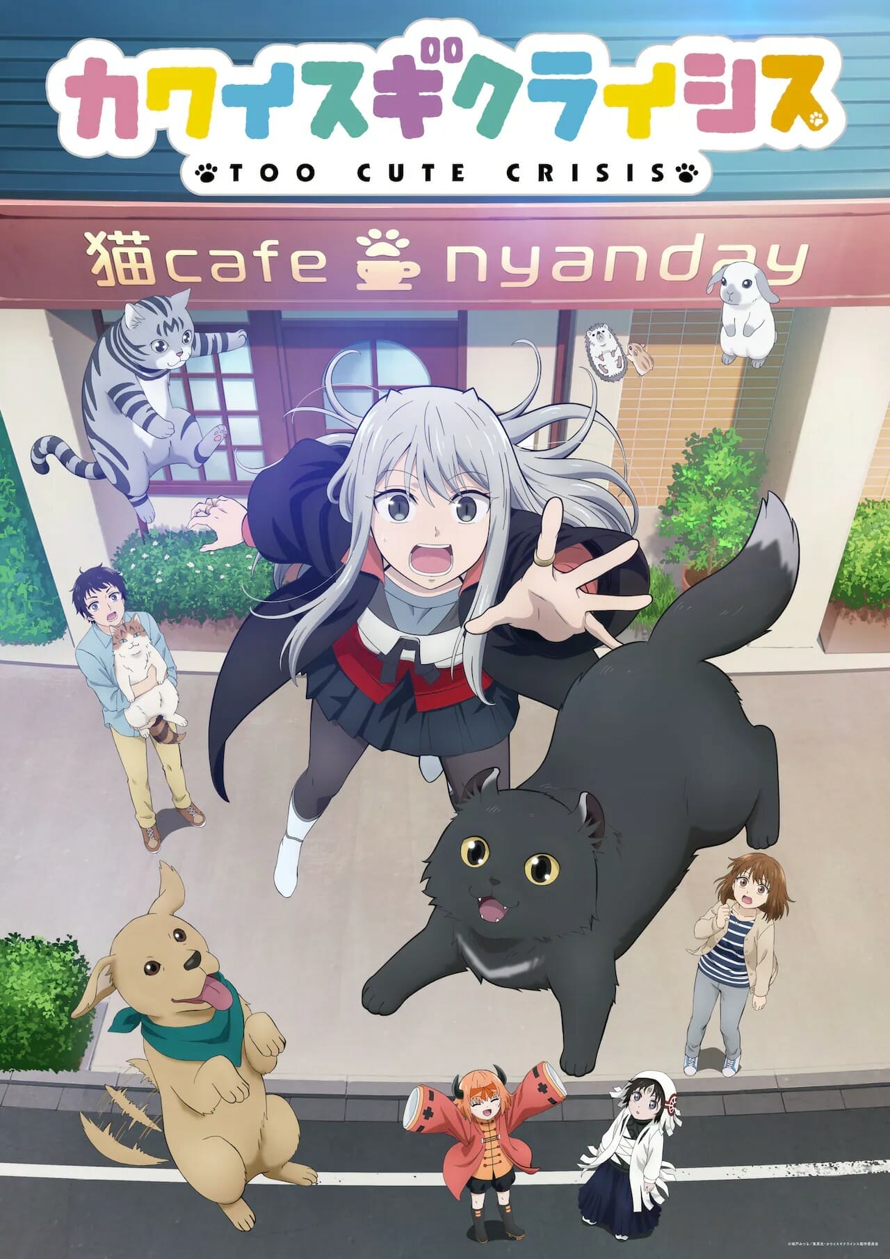 Too Cute Crisis cat poster