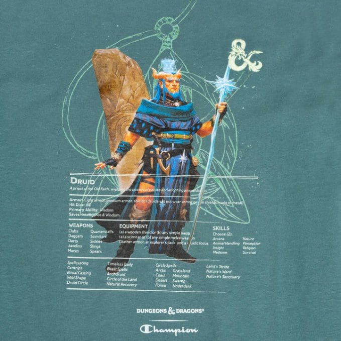 D&D t-shirt: Druid