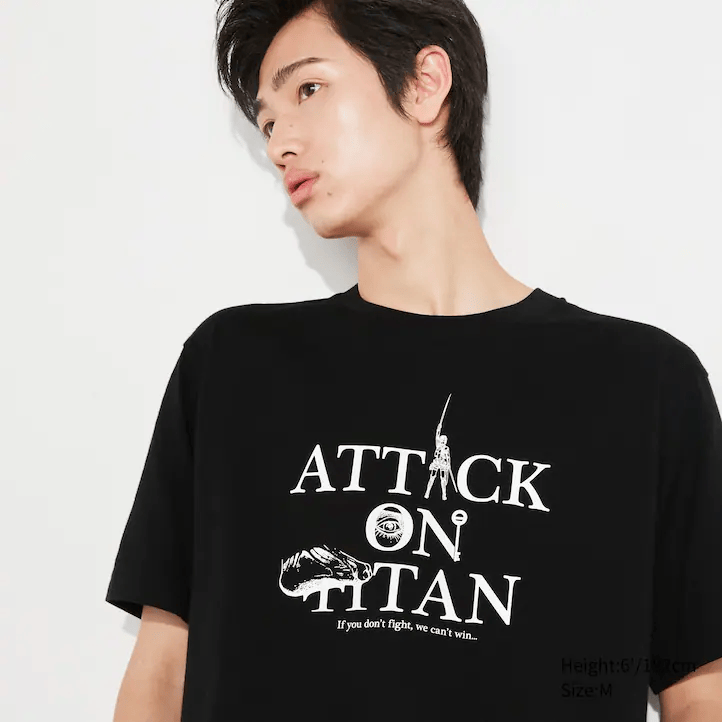 Attack on Titan t-shirt graphic black t-shirt
