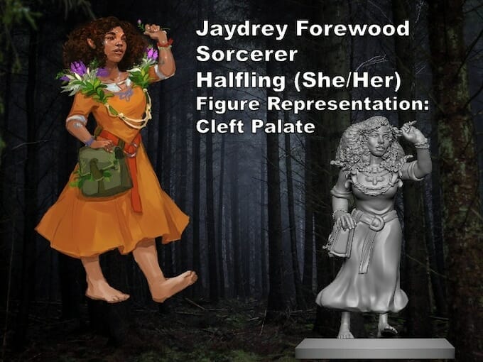 Halfling art and STL render