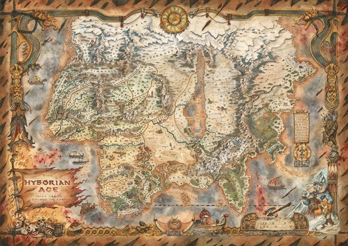 Wraparound Hyborian Age cover map