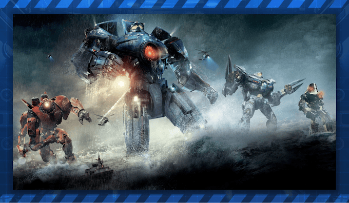 Pacific RIm Jaegers wading through the storm