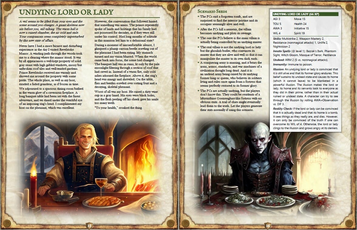 Undying Lord or Lady