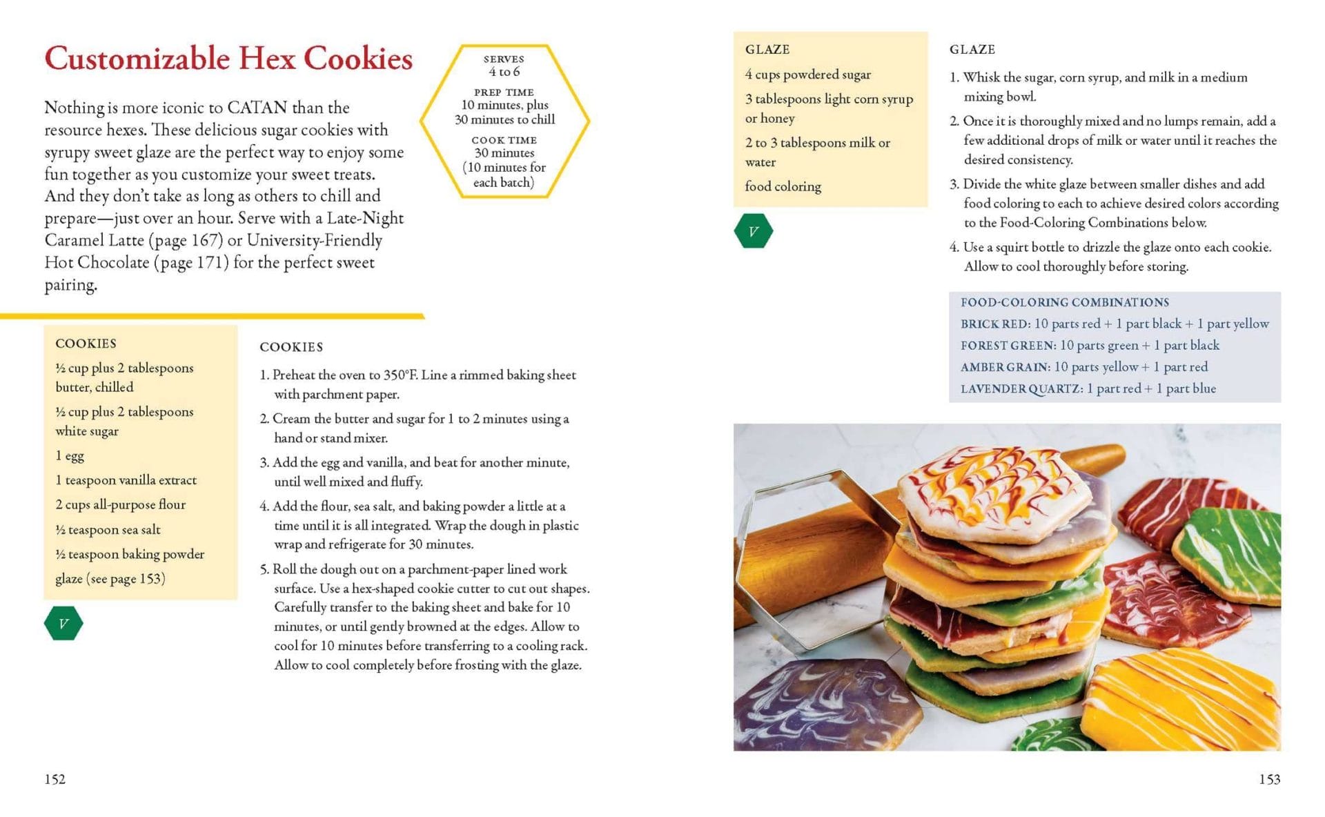Catan cookbook recipe samples