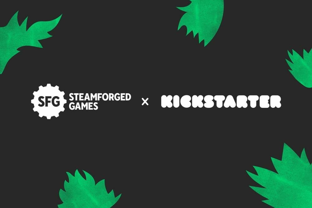 Steamforged Games x Kickstarter announcement header