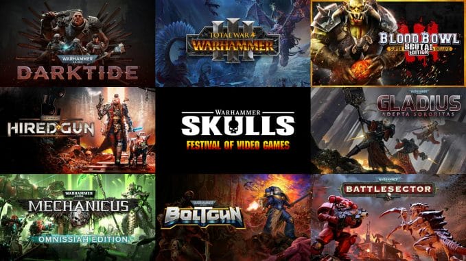 Warhammer Skulls collage banner