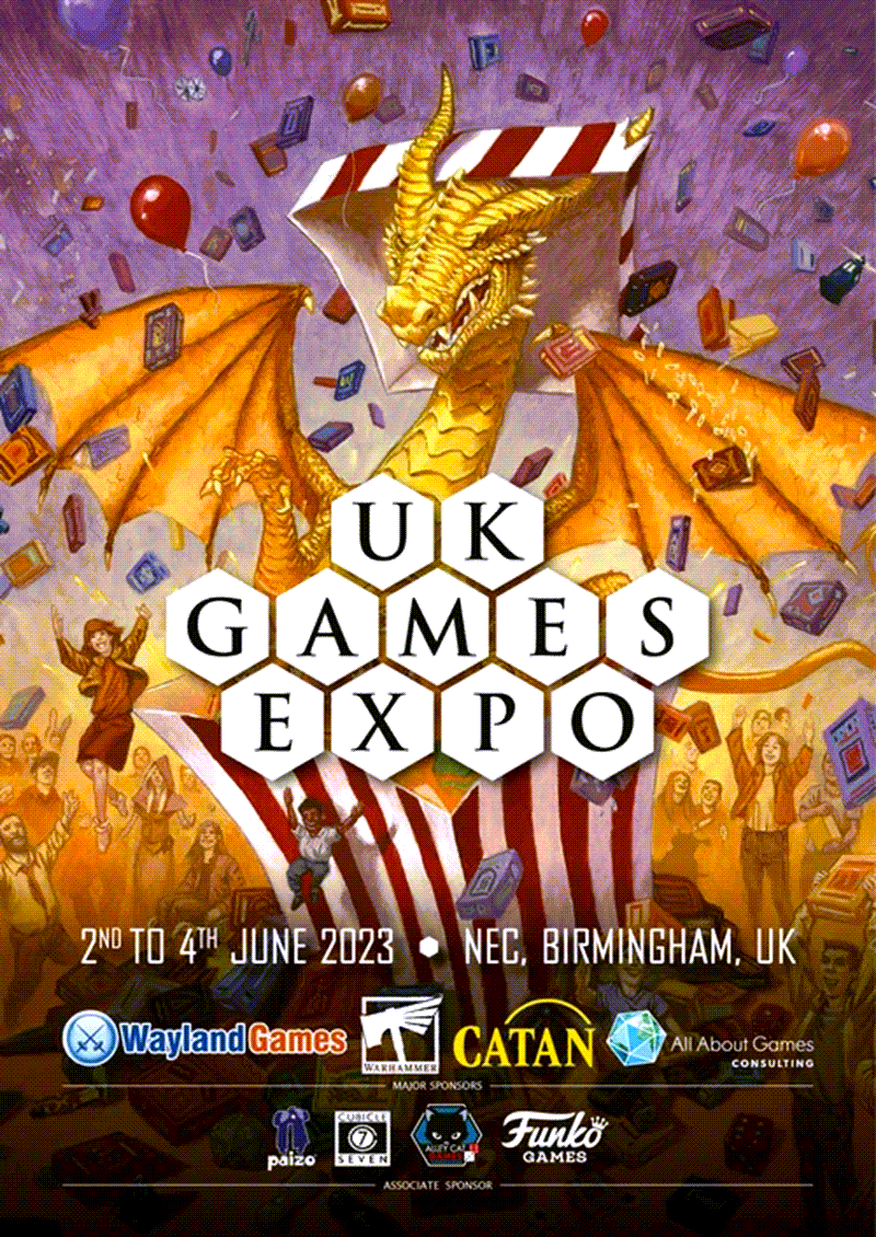 UK Games Expo 2023 dragon cover